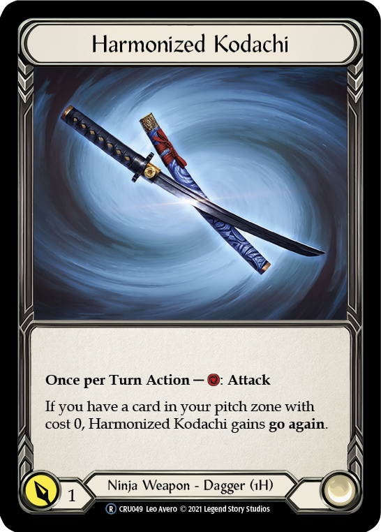 Harmonized Kodachi [U-CRU049-RF] Unlimited Rainbow Foil | Good Games Cannington