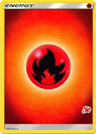 Fire Energy (Charizard Stamp #5) [Battle Academy 2020] | Good Games Cannington