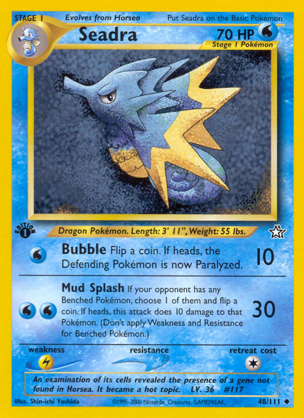 Seadra (48/111) [Neo Genesis 1st Edition] | Good Games Cannington