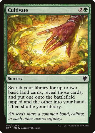 Cultivate [Commander 2017] | Good Games Cannington