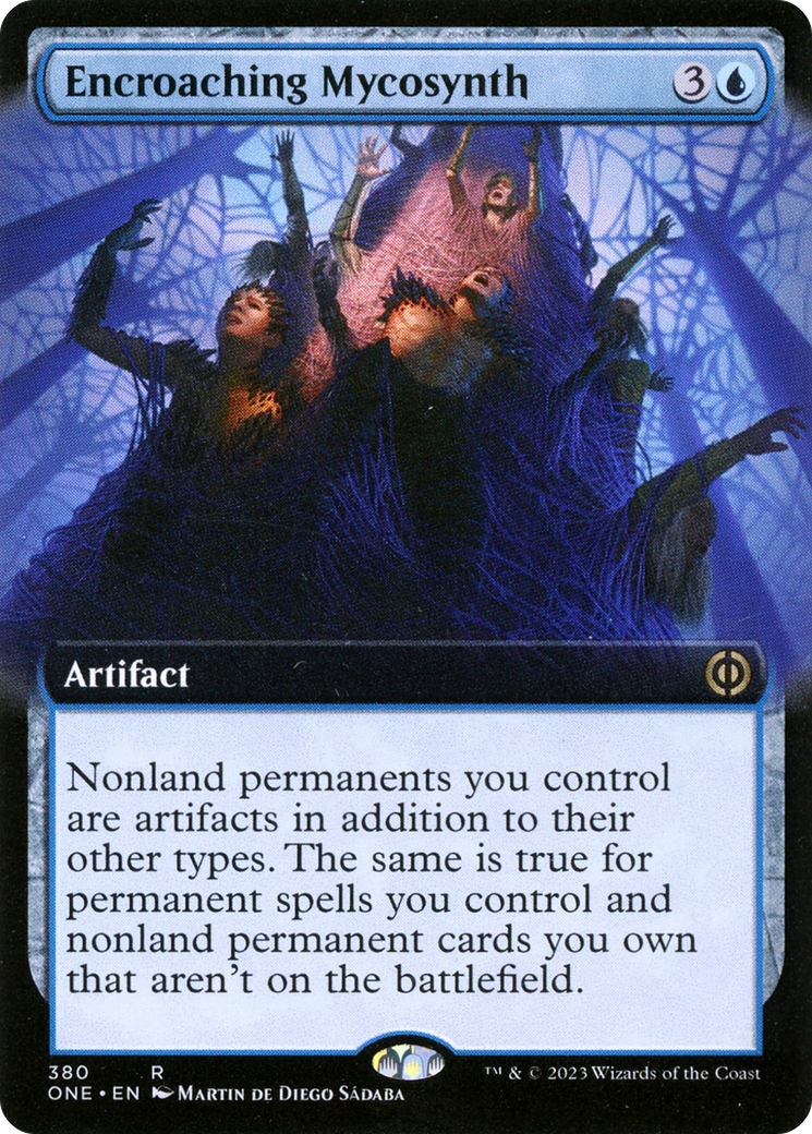 Encroaching Mycosynth (Extended Art) [Phyrexia: All Will Be One] | Good Games Cannington