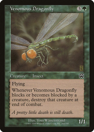 Venomous Dragonfly [Mercadian Masques] | Good Games Cannington