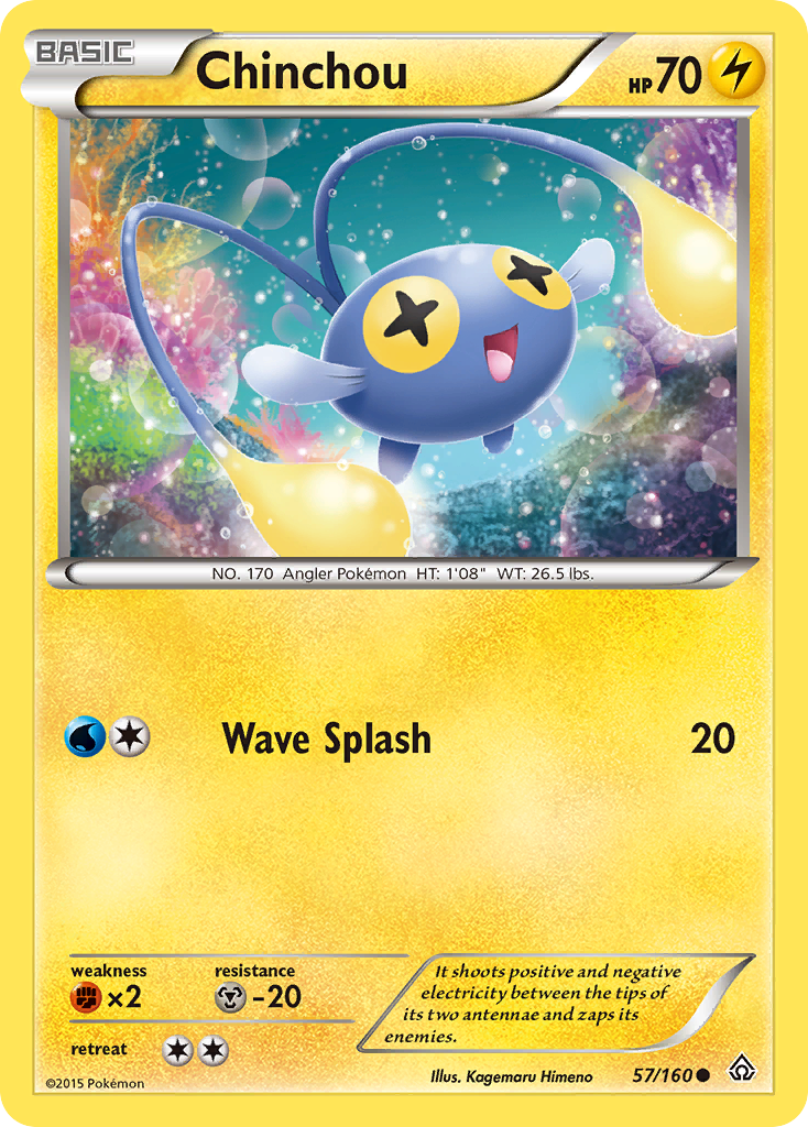Chinchou (57/160) [XY: Primal Clash] | Good Games Cannington