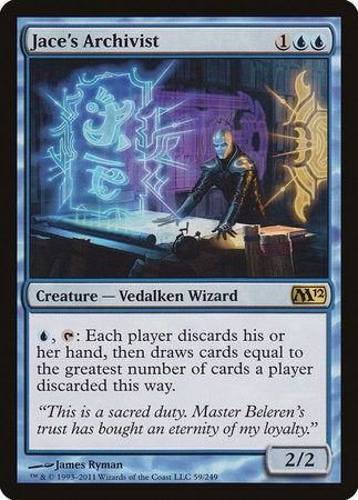 Jace's Archivist [Magic 2012] | Good Games Cannington