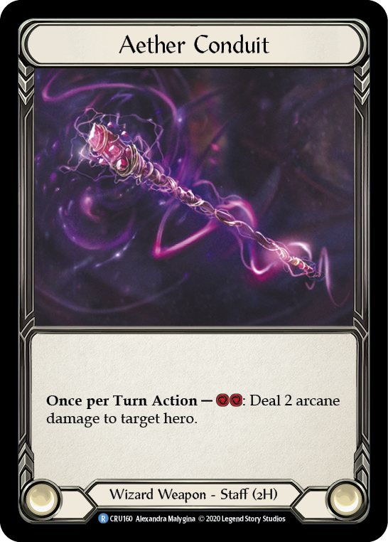 Aether Conduit [CRU160] 1st Edition Cold Foil | Good Games Cannington