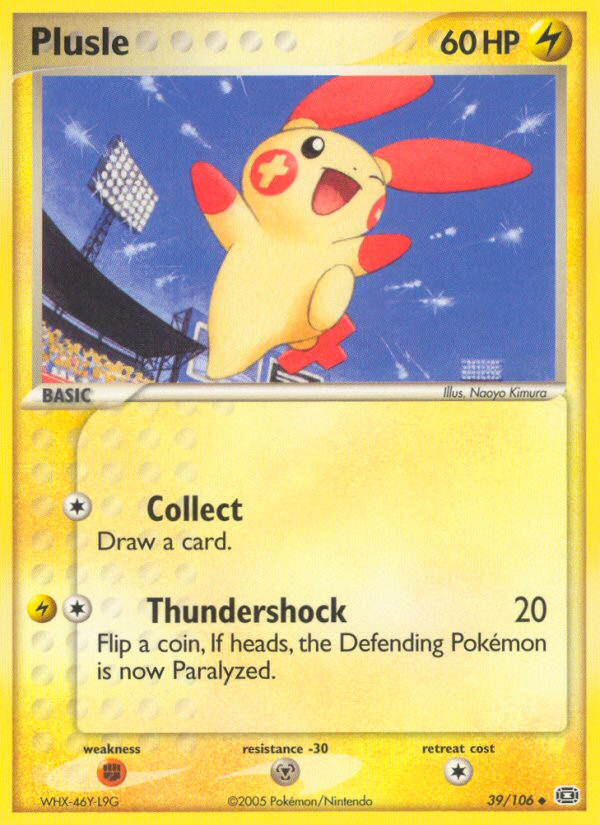 Plusle (39/106) [EX: Emerald] | Good Games Cannington