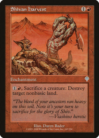 Shivan Harvest [Invasion] | Good Games Cannington