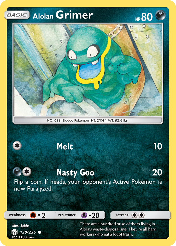 Alolan Grimer (130/236) [Sun & Moon: Cosmic Eclipse] | Good Games Cannington