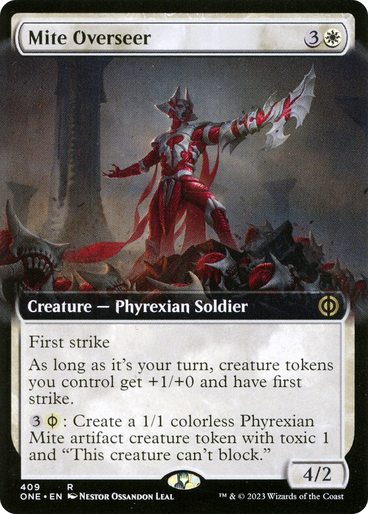 Mite Overseer (Extended Art) [Phyrexia: All Will Be One] | Good Games Cannington