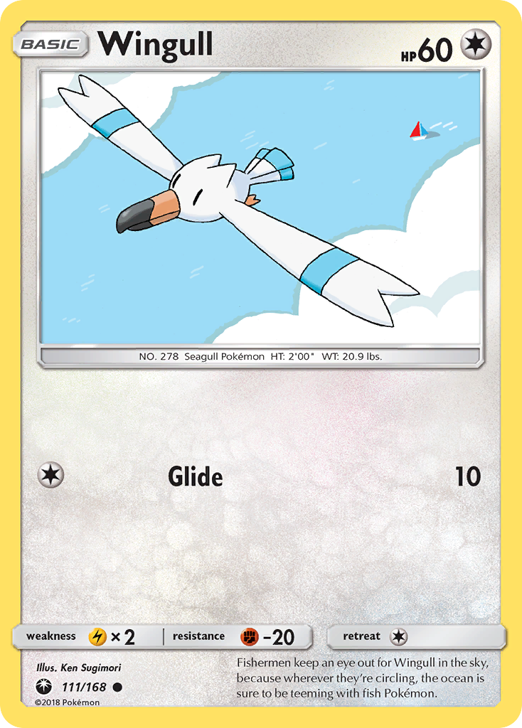 Wingull (111/168) [Sun & Moon: Celestial Storm] | Good Games Cannington