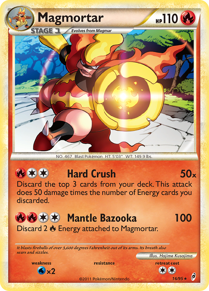 Magmortar (16/95) [HeartGold & SoulSilver: Call of Legends] | Good Games Cannington