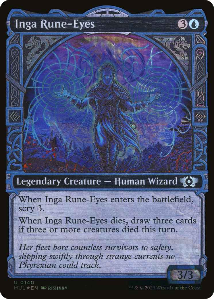Inga Rune-Eyes (Halo Foil) [Multiverse Legends] | Good Games Cannington