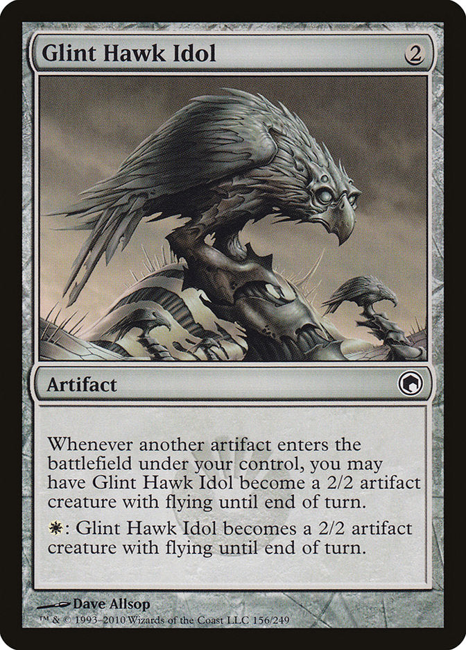 Glint Hawk Idol [Scars of Mirrodin] | Good Games Cannington