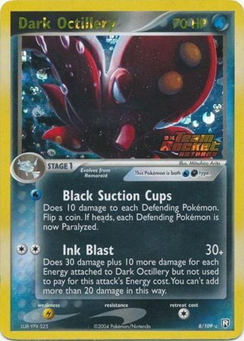 Dark Octillery (8/109) (Stamped) [EX: Team Rocket Returns] | Good Games Cannington