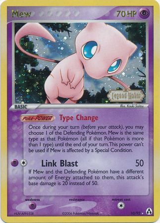 Mew (10/92) (Stamped) [EX: Legend Maker] | Good Games Cannington