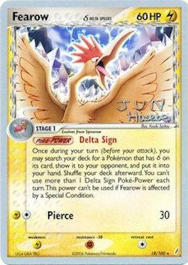 Fearow (18/100) (Delta Species) (Flyvees - Jun Hasebe) [World Championships 2007] | Good Games Cannington