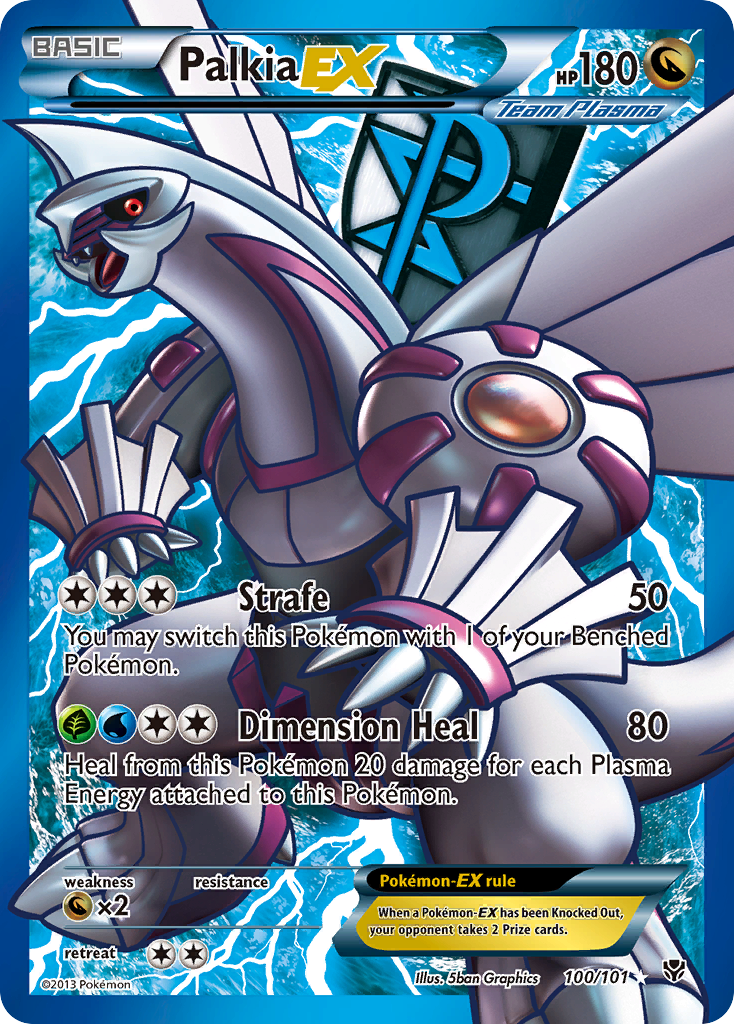 Palkia EX (100/101) [Black & White: Plasma Blast] | Good Games Cannington