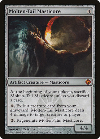 Molten-Tail Masticore [Scars of Mirrodin] | Good Games Cannington