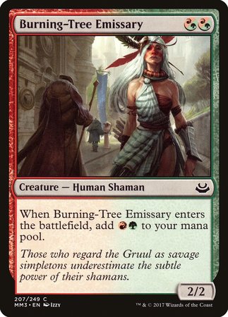 Burning-Tree Emissary [Modern Masters 2017] | Good Games Cannington