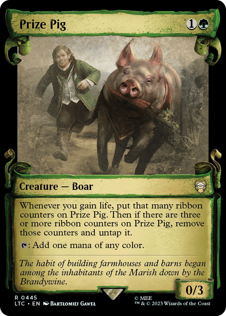 Prize Pig [The Lord of the Rings: Tales of Middle-Earth Commander Showcase Scrolls] | Good Games Cannington