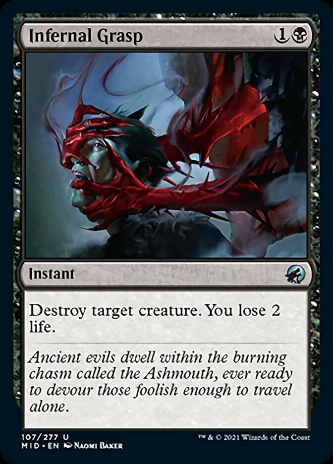 Infernal Grasp [Innistrad: Midnight Hunt] | Good Games Cannington