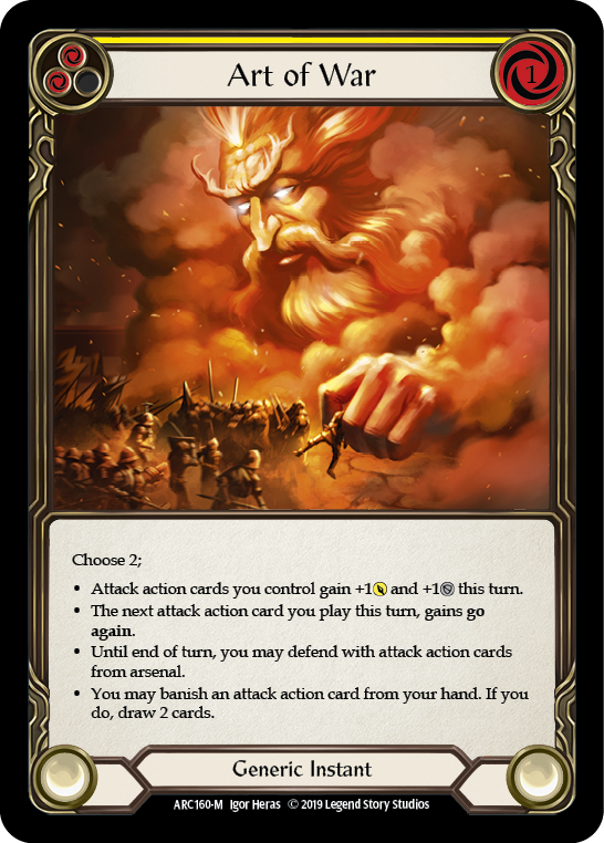Art of War [ARC160-M] 1st Edition Rainbow Foil | Good Games Cannington