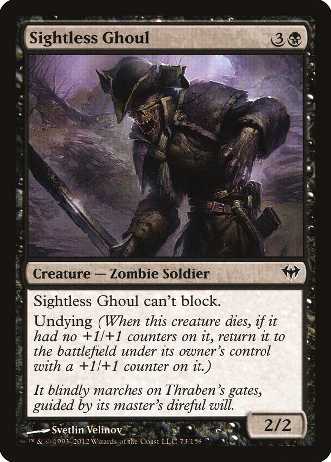 Sightless Ghoul [Dark Ascension] | Good Games Cannington