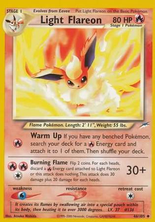 Light Flareon (46/105) [Neo Destiny Unlimited] | Good Games Cannington