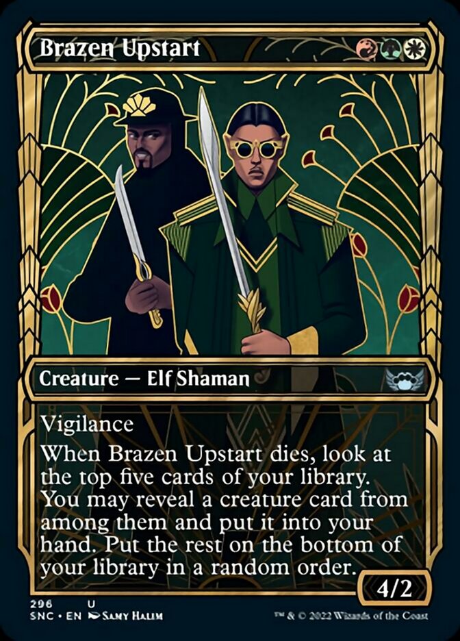 Brazen Upstart (Showcase Golden Age) [Streets of New Capenna] | Good Games Cannington