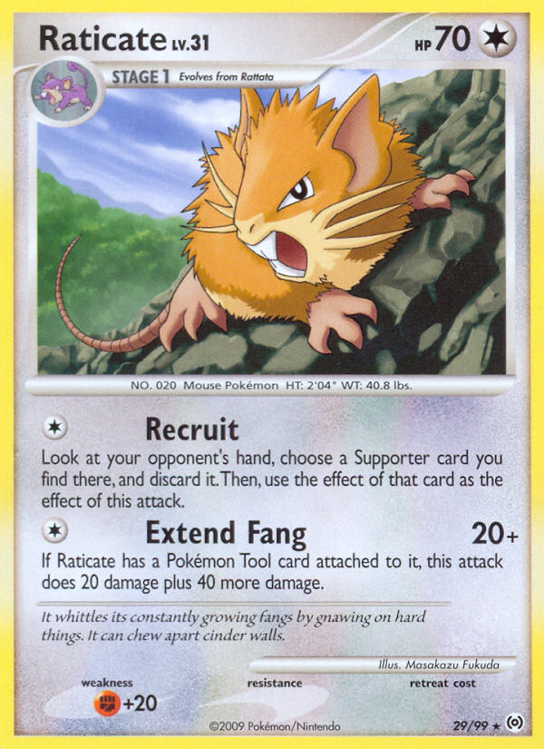 Raticate (29/99) [Platinum: Arceus] | Good Games Cannington