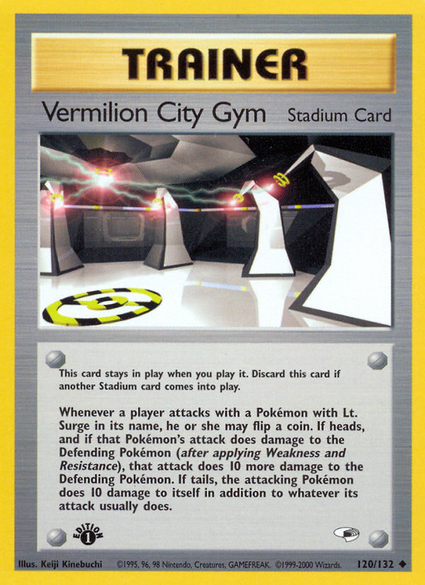 Vermilion City Gym (120/132) [Gym Heroes 1st Edition] | Good Games Cannington