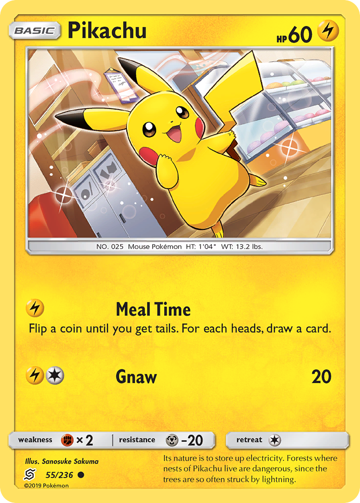 Pikachu (55/236) [Sun & Moon: Unified Minds] | Good Games Cannington