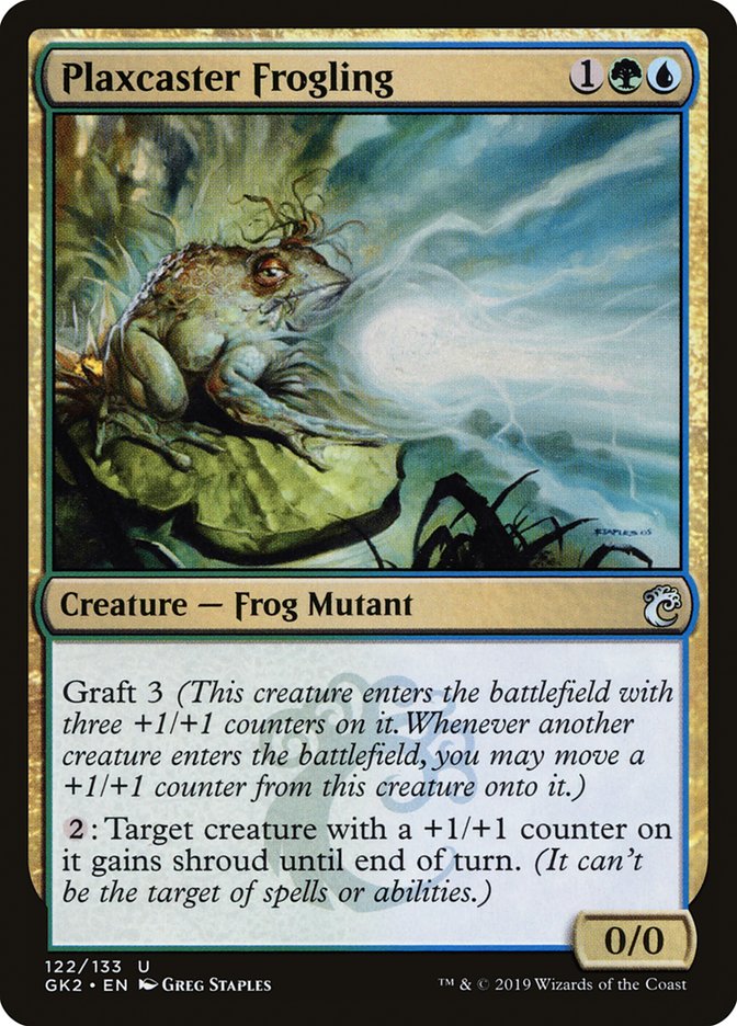 Plaxcaster Frogling [Ravnica Allegiance Guild Kit] | Good Games Cannington