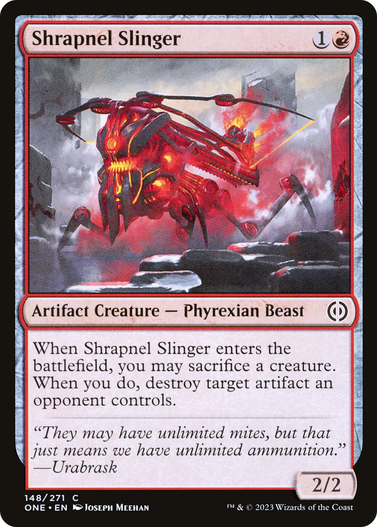 Shrapnel Slinger [Phyrexia: All Will Be One] | Good Games Cannington