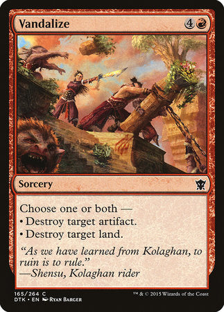 Vandalize [Dragons of Tarkir] | Good Games Cannington