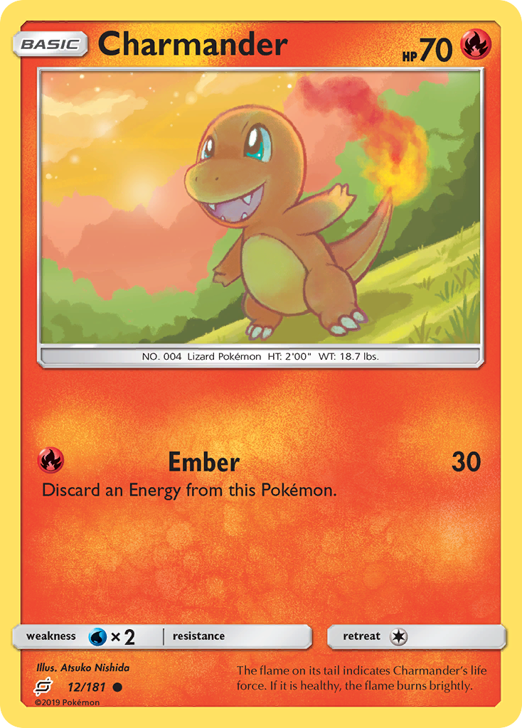 Charmander (12/181) [Sun & Moon: Team Up] | Good Games Cannington
