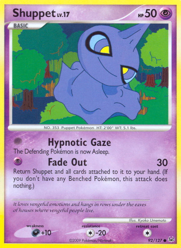 Shuppet (92/127) [Platinum: Base Set] | Good Games Cannington