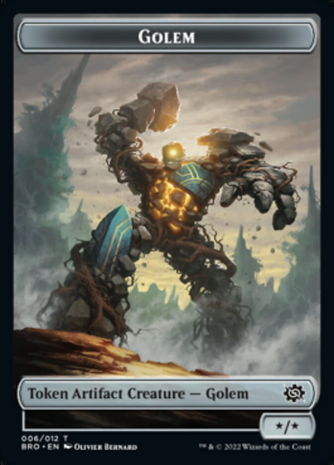 Golem Token [The Brothers' War Tokens] | Good Games Cannington