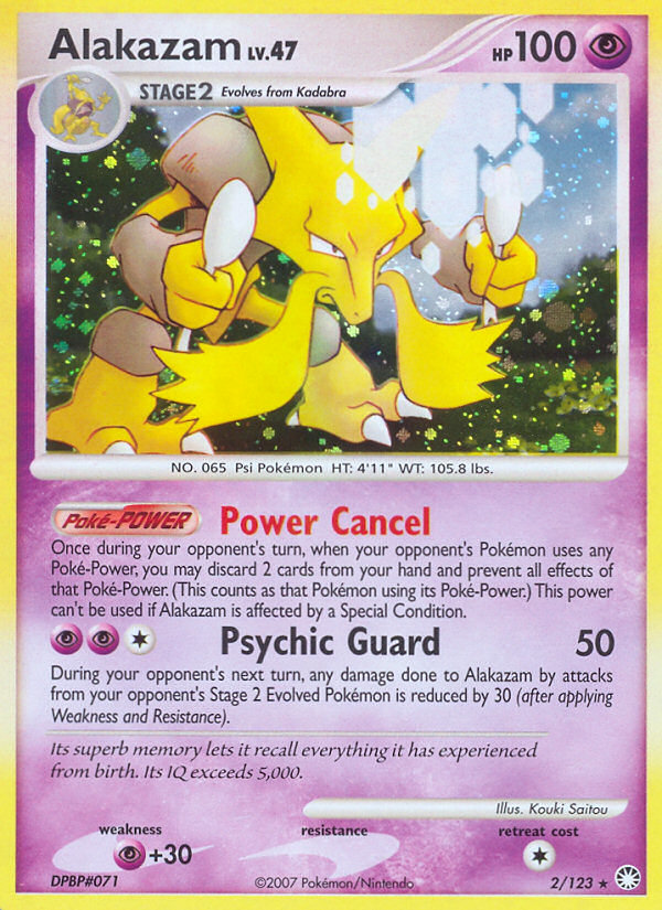 Alakazam (2/123) [Diamond & Pearl: Mysterious Treasures] | Good Games Cannington