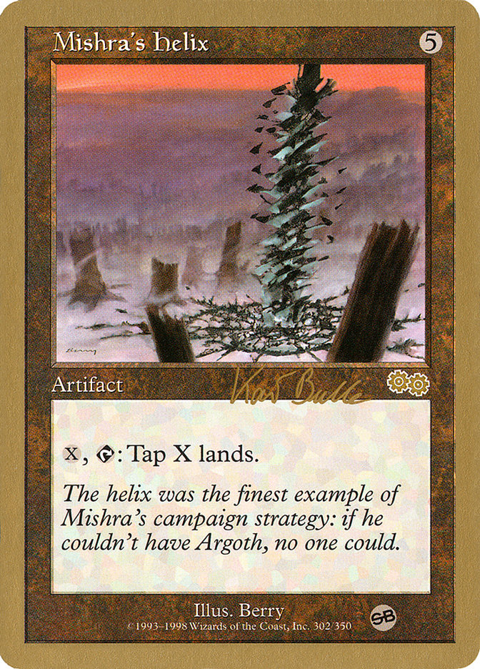 Mishra's Helix (Kai Budde) (SB) [World Championship Decks 1999] | Good Games Cannington