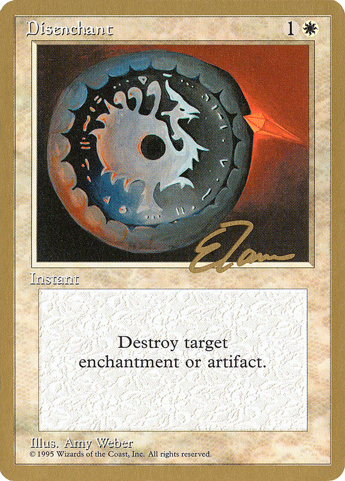 Disenchant (Eric Tam) [Pro Tour Collector Set] | Good Games Cannington