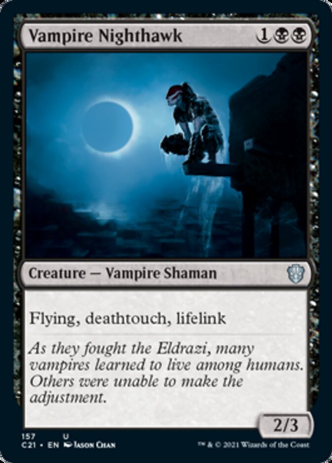 Vampire Nighthawk [Commander 2021] | Good Games Cannington
