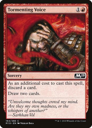Tormenting Voice [Core Set 2019] | Good Games Cannington
