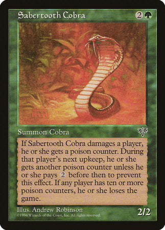 Sabertooth Cobra [Mirage] | Good Games Cannington