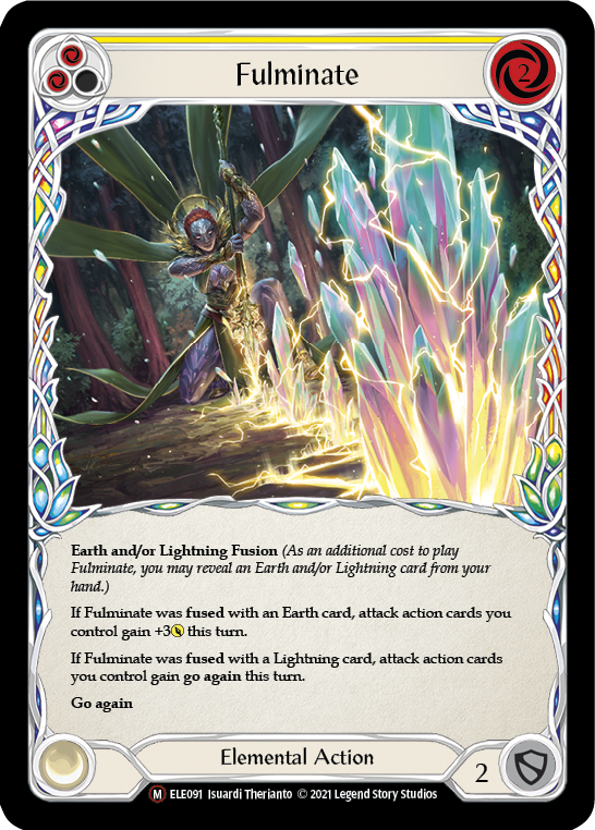Fulminate [U-ELE091] Unlimited Rainbow Foil | Good Games Cannington