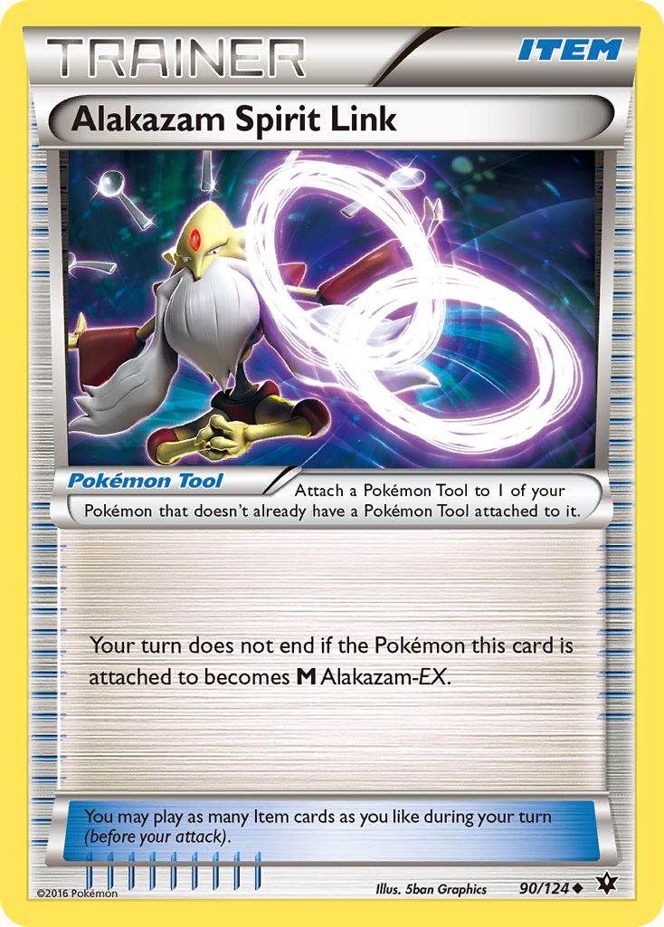 Alakazam Spirit Link (90/124) [XY: Fates Collide] | Good Games Cannington