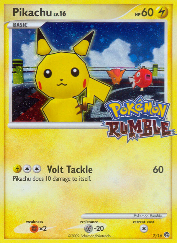 Pikachu (7/16) [Pokémon Rumble] | Good Games Cannington
