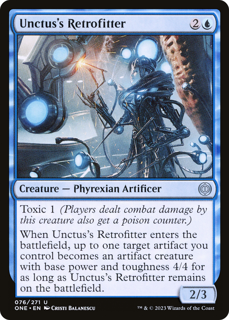 Unctus's Retrofitter [Phyrexia: All Will Be One] | Good Games Cannington