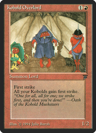 Kobold Overlord [Legends] | Good Games Cannington
