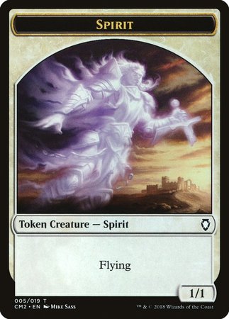 Spirit Token [Commander Anthology Volume II Tokens] | Good Games Cannington